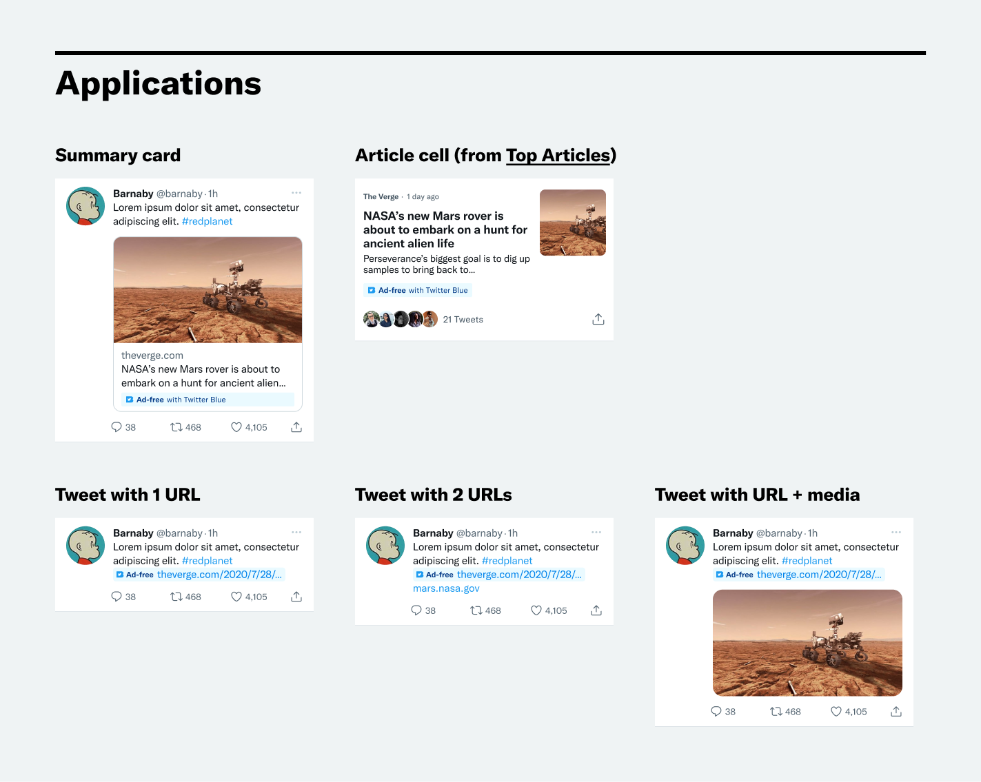 Ad-free Articles label applications