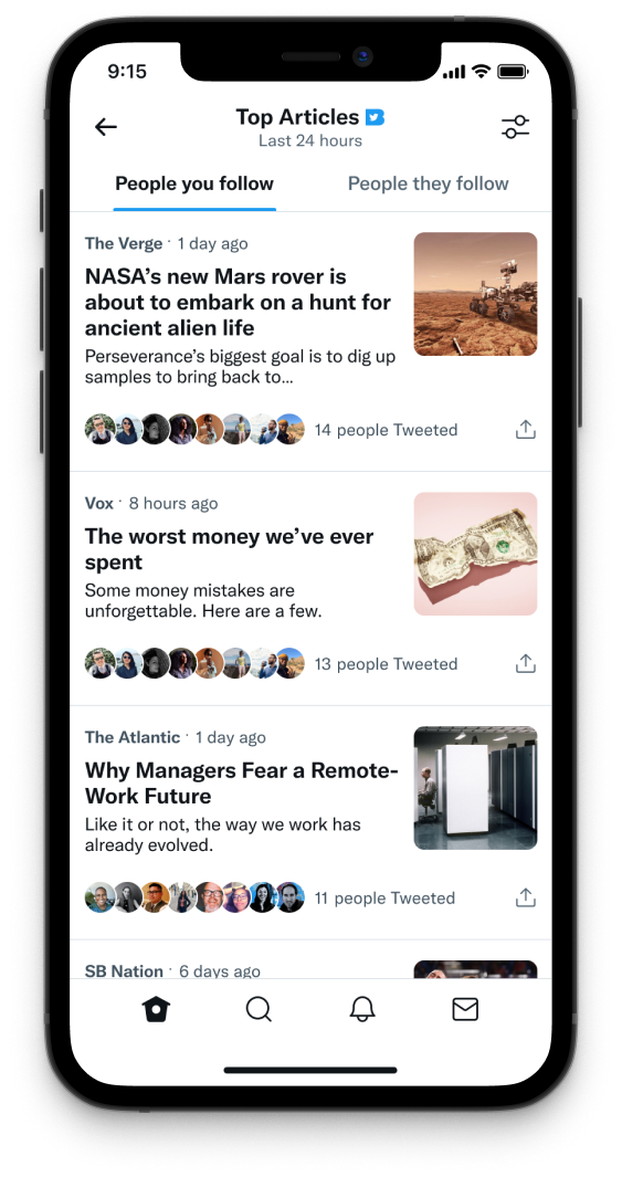 Twitter Top Articles main