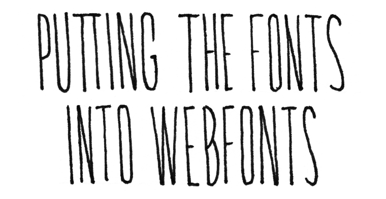 Putting the Fonts into Webfonts class: narrow